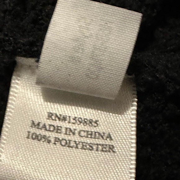 NWT HELLO NITE REVOLVE PLUSH V NECK SWEATER IN BLACK - Picture 7 of 13